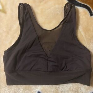 ALO Yoga Dark Brown Sports Bra